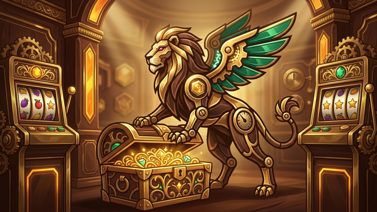 Rolling Slots Casino: Illustrativ scen; Betyg: 9.4/10; Licens: Curacao Gaming Control Board